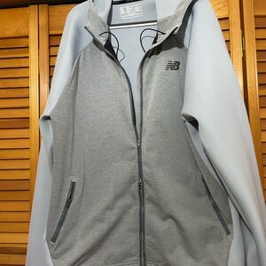New Balance Light Gray Athletic Top